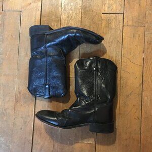 Vintage Leather Boots - Old West - Wmns 9.5
